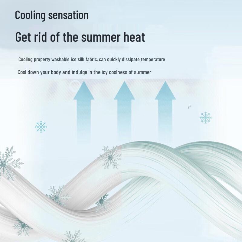 Cooling Ice Silk Fiber Summer Quilt