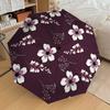 1PC Floral Pattern Umbrella-8-Rib Reinforced, Automatic Open, Lightweight & Durable, Fashion Accessory for Outdoor-L0403