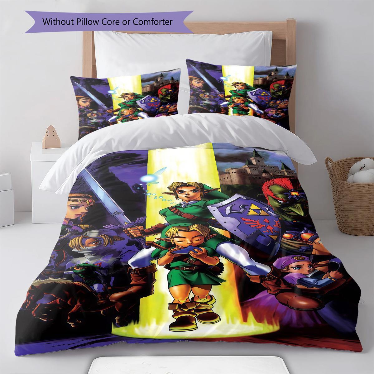 

Fantasy Adventure RugPattern Bedding Quilt Set Quilt Cover Pillowcase Home Decoration Birthday Gift (1 * duvet cover + 2 * pillowcase, without core) 135x200cm