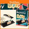 Rummy Kartenspiel mit Zahlen aus Kunststoff für Familienspaß und Gehirnentwicklung