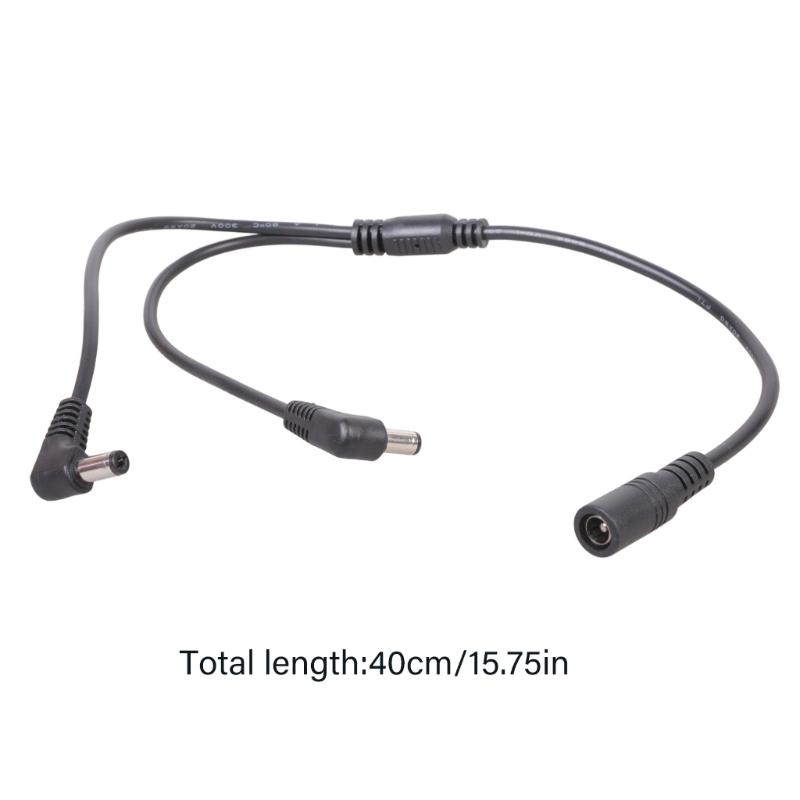 DC5521 Y Splitter Power Cable 5.5x2.1mm Female To 2/3/4 Male Extension Cord for CCTV LED Light Bar 40CM