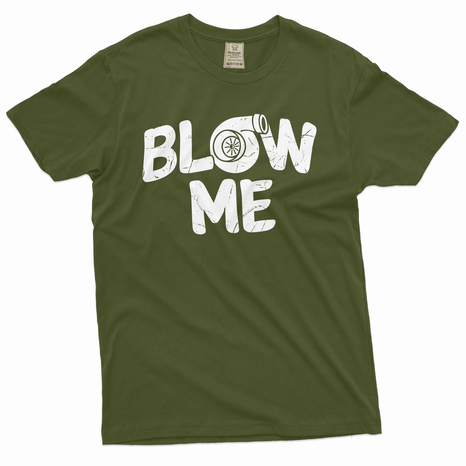 Мужская футболка Turbo blow me Футболка для автолюбителя Механика Футболка Подарок для него S разноцветный