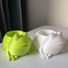 3D Tištěný Žabí Květináč Vnitřní Venkovní Tvar Zvířete Sukulenty Bylinky Květináč Nádoba Domácí Balkon Zahrada Dekorace