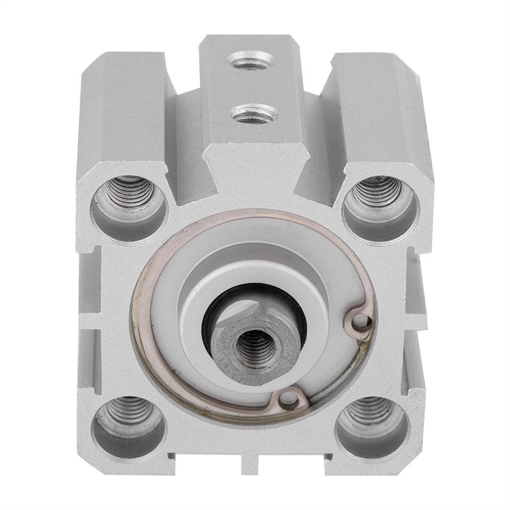 SDA25 10 25mm Bore 10mm Stroke Aluminum Double Acting Pneumatic Air Cylinder