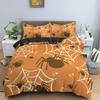 Halloween Decorations Duvet Cover Twin Cartoon Pumpkin Comforter Cover Lantern Ghost Quilt Cover Kids Boys Girls Holiday Gifts