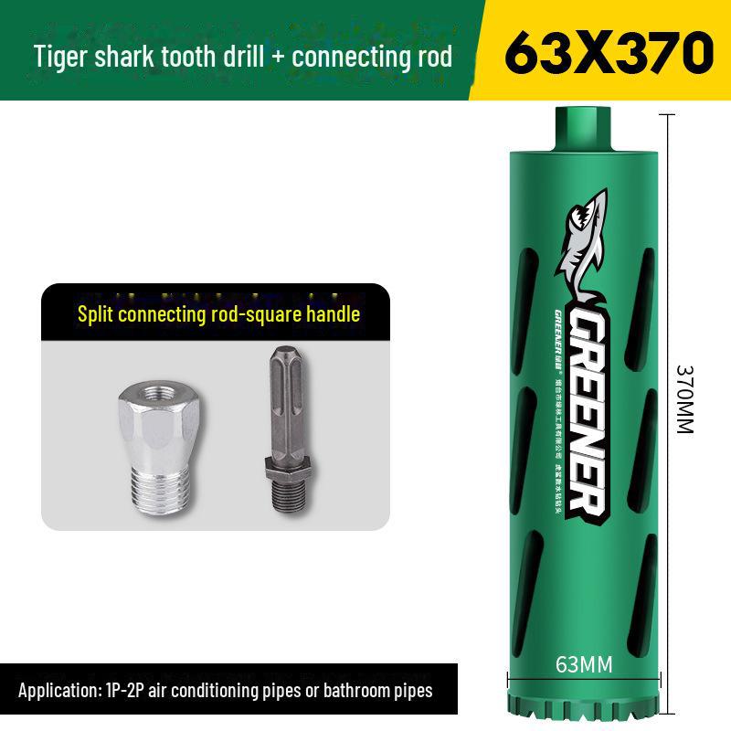 Green Forest Dry Drill Bit for Marble, Cement, Concrete, and AC Hole Opening (No Water Needed)