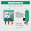 Electronic air-conditioning refrigerant fluoride gauge pressure gauge automobile refrigerant liquid refrigeration kit tool