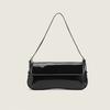 Red Baguette Armpit Bag  New Women's Bag Fashionable and Simple Commuter Flip Retro Shoulder Bag