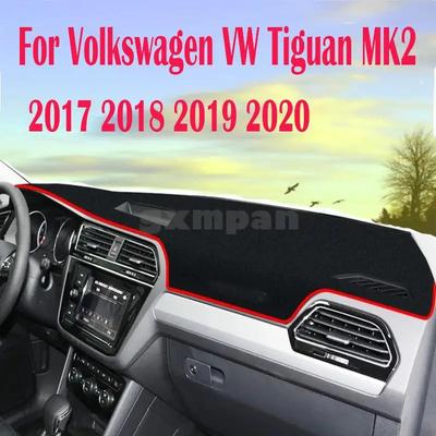 Dashboard Cover Protective Pad For Volkswagen VW Tiguan MK2 Accessories Dash Board Sunshade Anti-UV Carpet 2017 2018 2019 2020