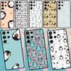 Cute Kawaii Penguin Phone Case For Samsung Galaxy S25 S23 S22 S21 Ultra S9 S10 S20 Plus S24 FE Funda Cover Shell