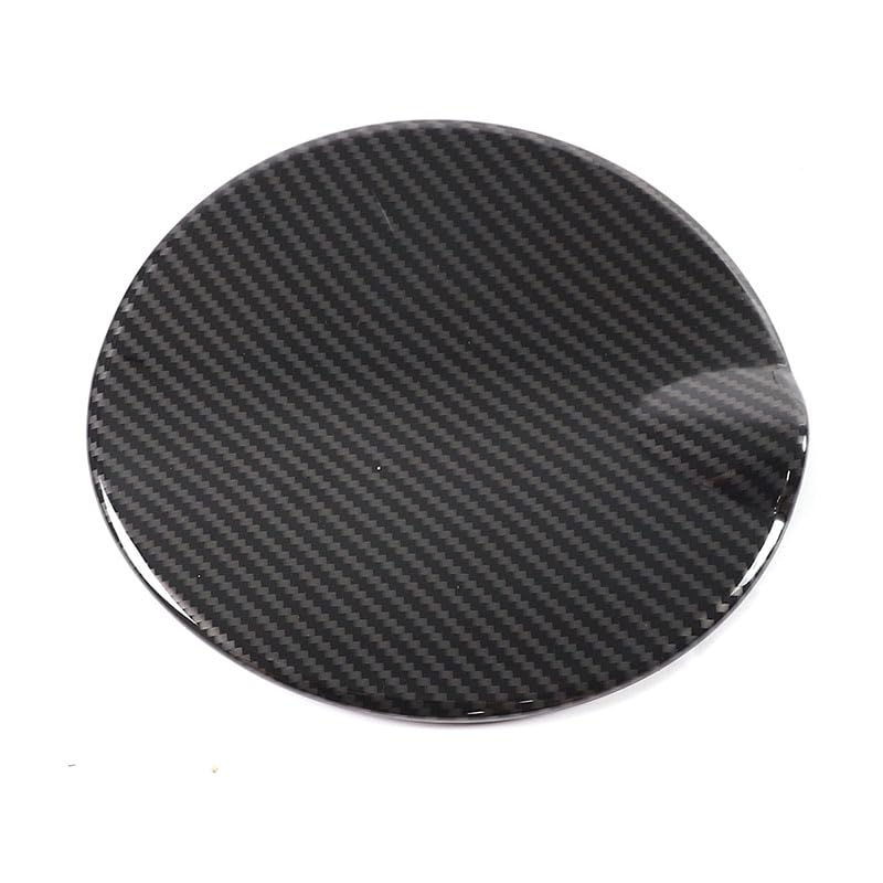 Hcilloend Fuel Filler Filler Cover for New Fiat 500 Easy Interior Custom Car Supplies Fiber Panel/Fuel (2016-2024), ABS, Installation, Stick-On Type,