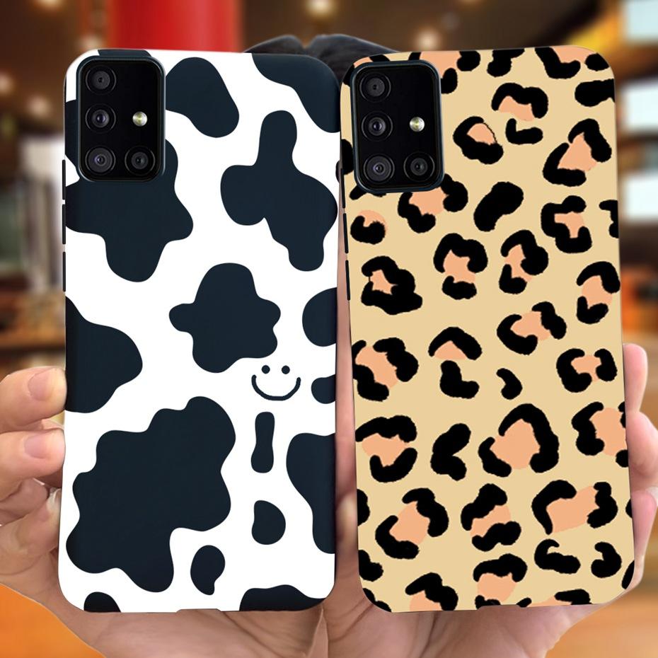 For Samsung Galaxy A51 5G SM-A516B Lovely Printing Jelly Phone Case Soft Silicone TPU Back Cover For Samsung A51 5G UW SM-A516V
