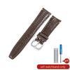 Für IWC Portugieser Serie IW503312 IW500713 IW371614 Elastische Wasserdichte Schweißfeste Gewebte Echte Rindsleder Uhrenarmbänder 20 22mm