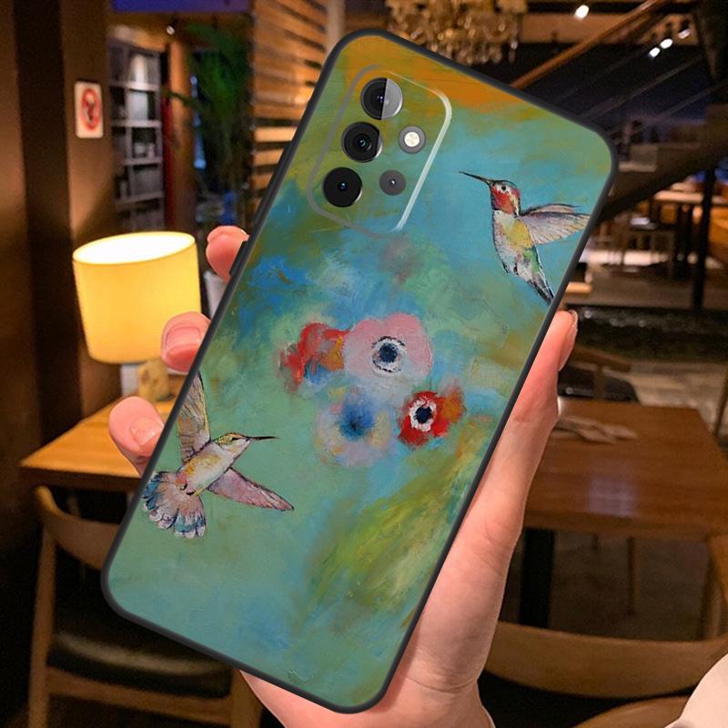 Hummingbird Case For Samsung Galaxy A36 A56 A26 A16 A06 A53 A33 A13 A12 A32 A52 A55 A35 A15 A54 A34 A14