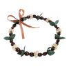 Hawaiian Kukui Nut Lei Necklace Elegant Fashionable Hand Crafted Graduation Shell Kukui Nut Lei Necklace for Graduation