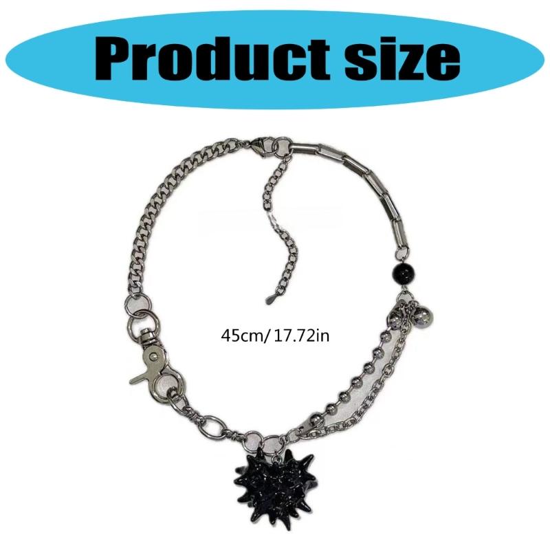 Romance Love Heart Necklace with Crystal Embellishments Sturdy Alloy Trendy Accessory for Stylish Women Ladies