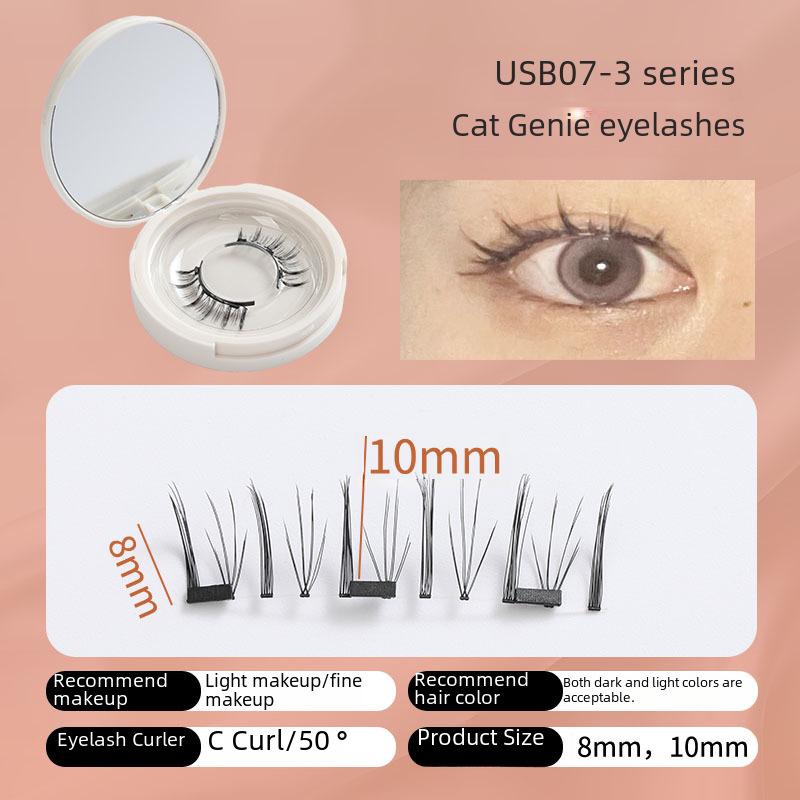 New Style Magnetic False Eyelashes & Curler Set – Little Devil Collection