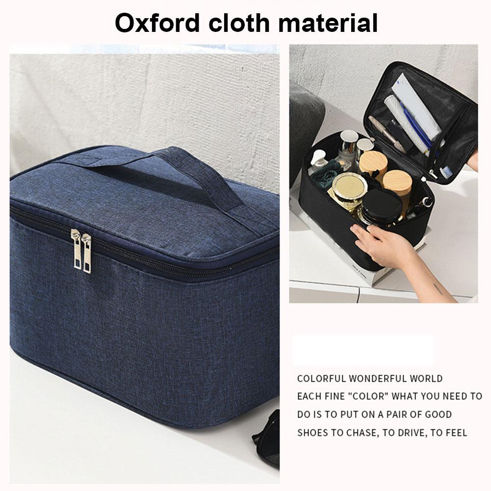 

Large Capacity Travel Toiletry Bag Oxford Cloth Business Trip Bag For Makeup Bath Portable Handbag Waterproof Storage Bag R6O9