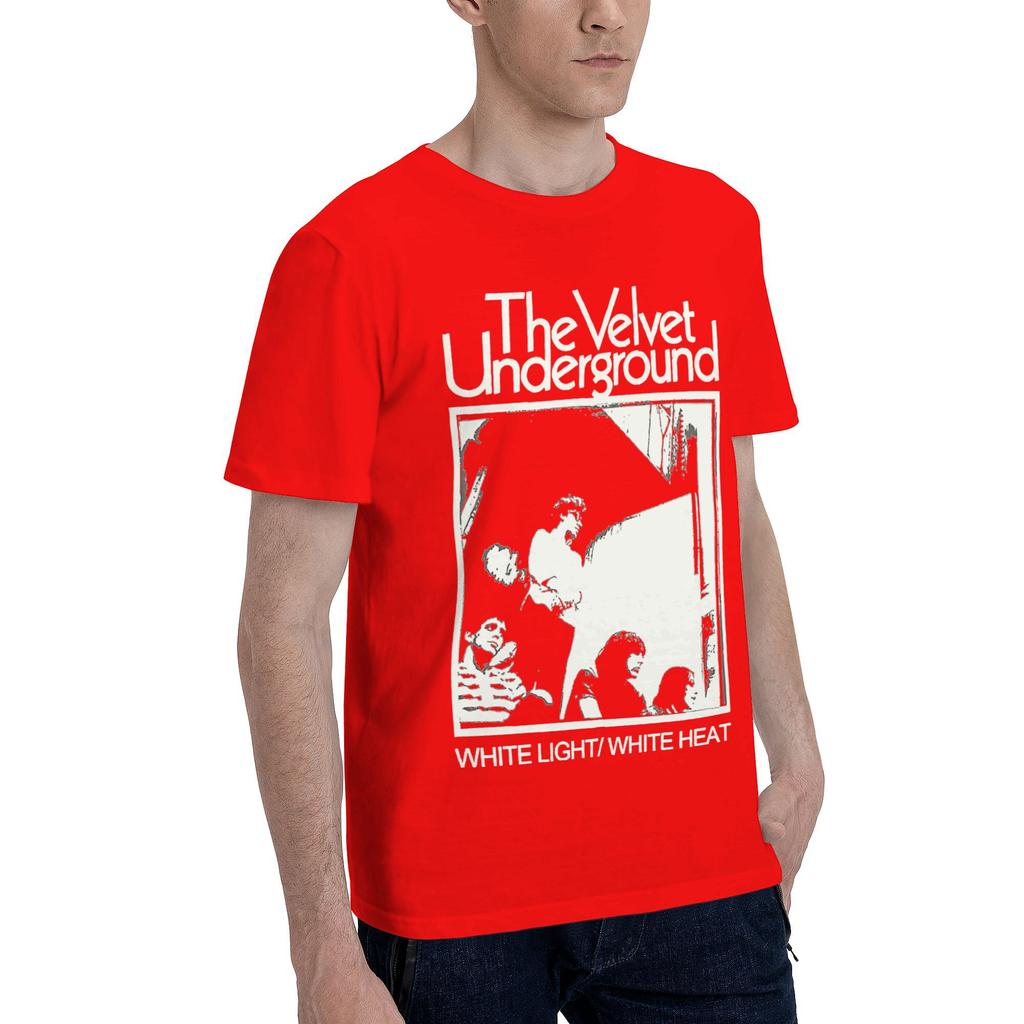 Graphic Printing The Velvet Underground Band T Shirt For Unisex Music Cool Anime Pure Cotton T-shirts Short Sleeve Clothes