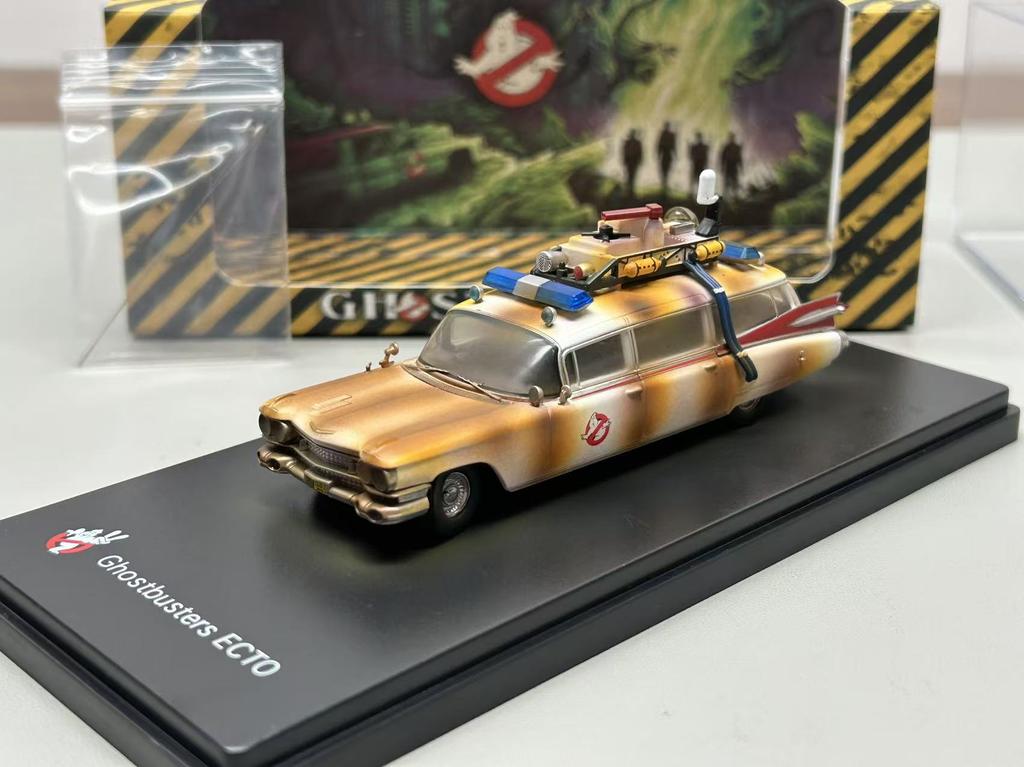 YS Model 1:64 Movie version of Ghostbusters Gen1 Diecast Model Car