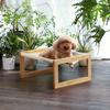 Wooden Cat Hammock Bed Dog Pet Bunk Elevated Deck Beds for Indoor Cats Window Raised Hanging Hammock Cat Bed