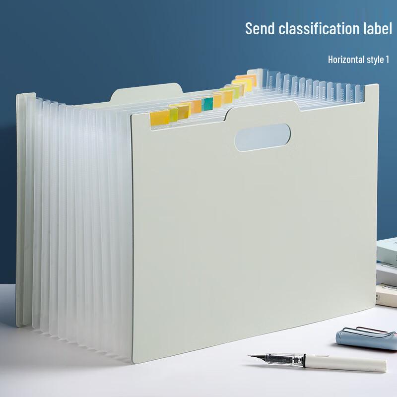 A4 Stand-up Accordion File Folder