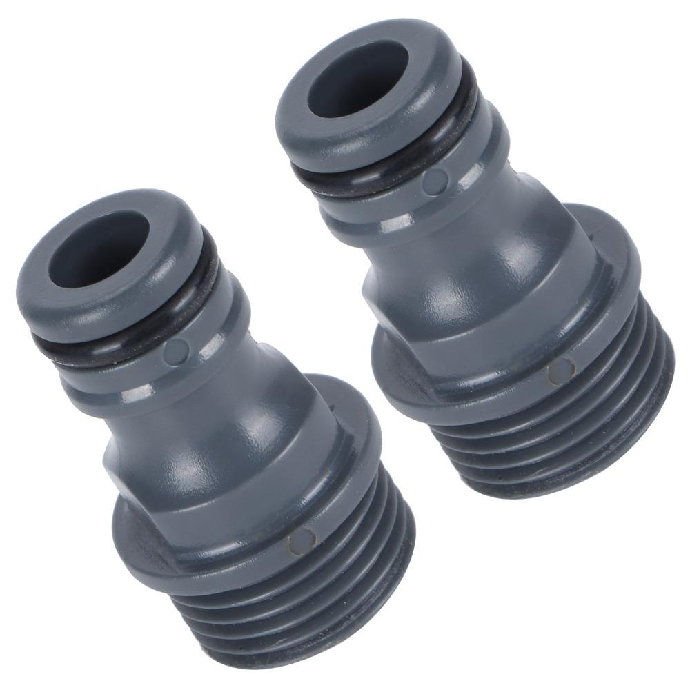 4PCS Plastic Garden Hose Nipple Quick Release G1/2 Male Thread Connector  Water Hose Connection