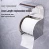 Stainless Steel Wall-Mounted Bathroom Tissue Dispenser (2-Pack)