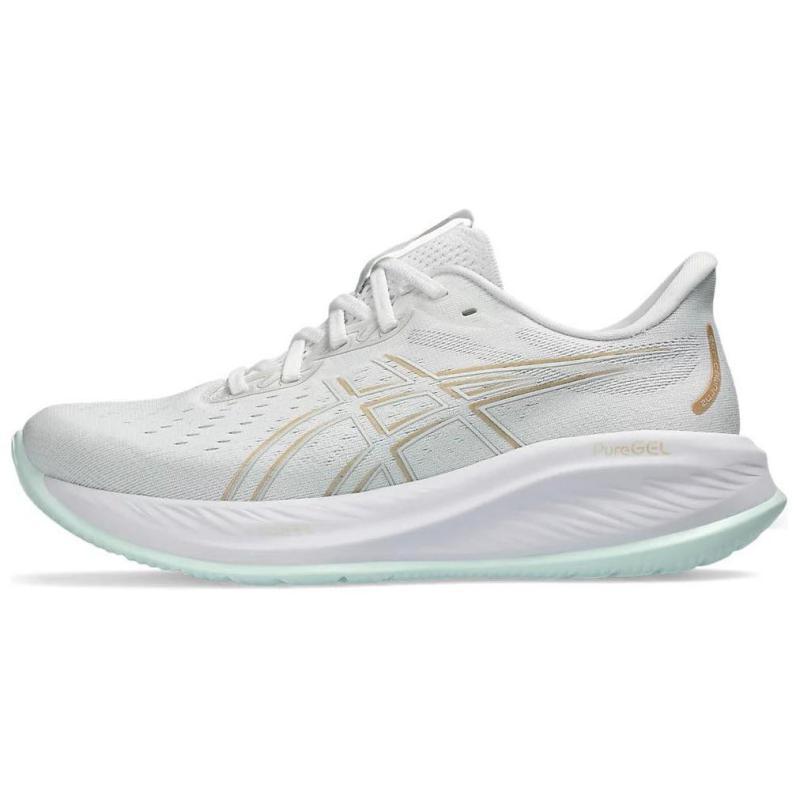 Asics Gel Cumulus 26 White Pale Mint Women's Sneakers 1012B599-100