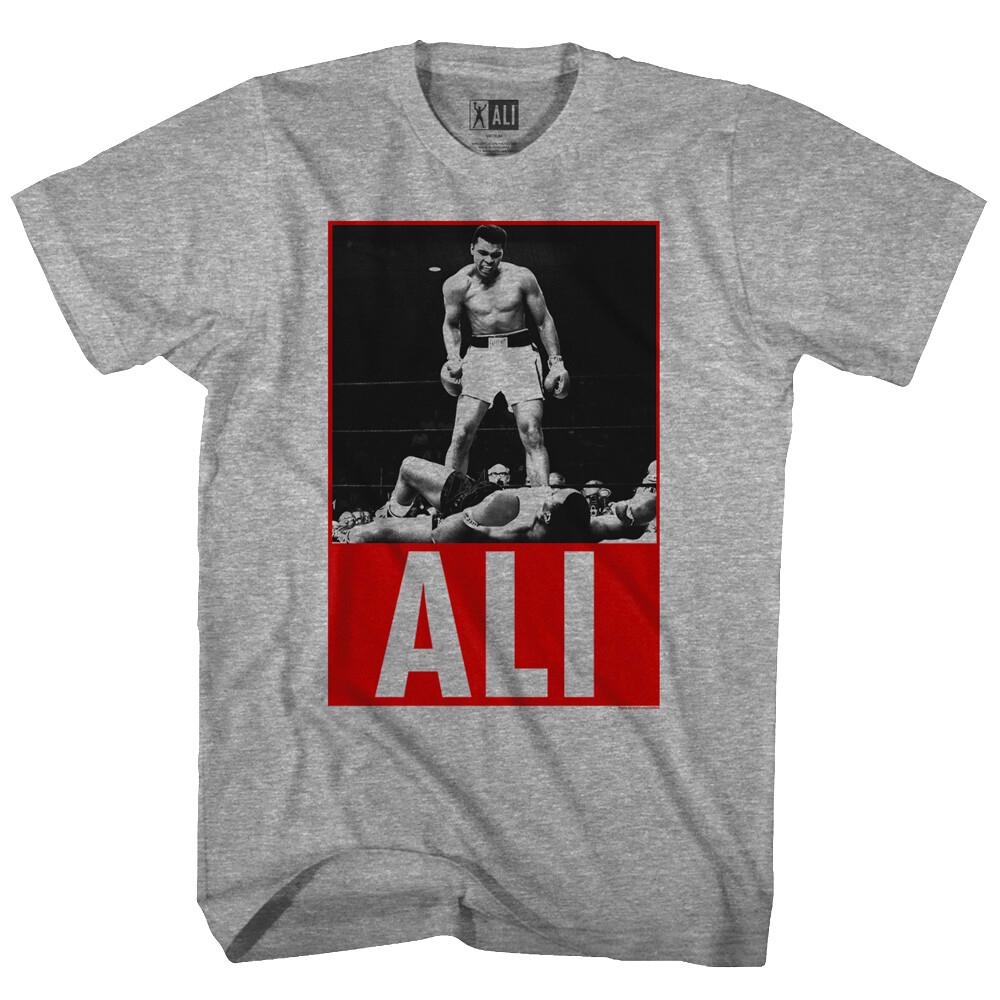 Muhammad Ali Liston KO Mens T Shirt Knockout Boxing Champion Legend Cassius Clay XL