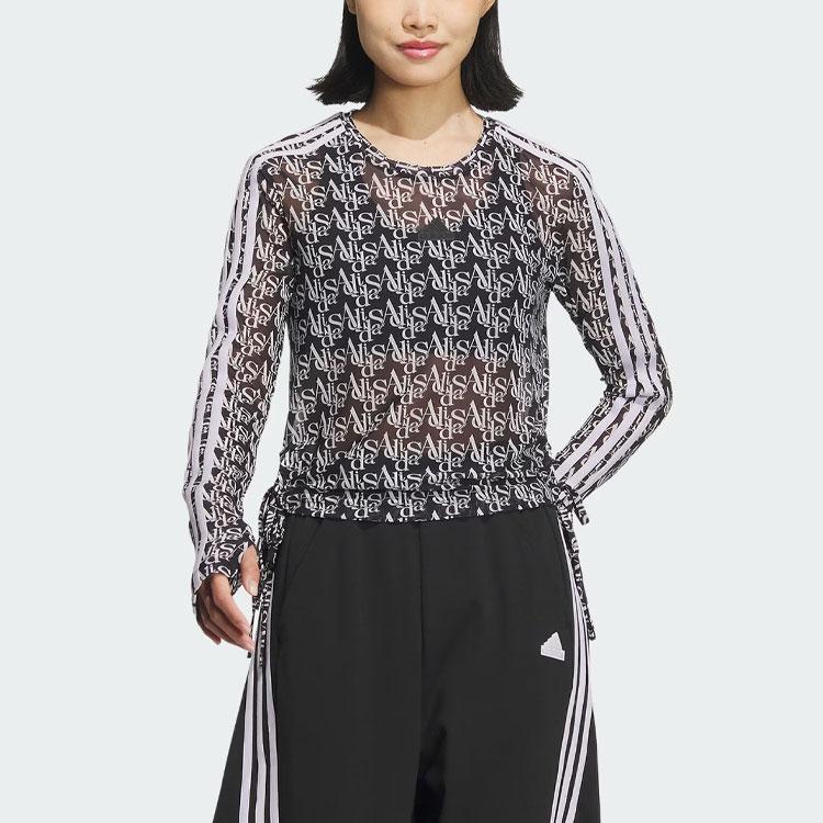 Adidas Dance Long Sleeve T-Shirt Women Tops Black JI9790