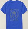 Molon Labe Spartaner Krieger Rüstung Lorbeeren Helm T-Shirt Kurzarm 100% Baumwolle Lässige T-Shirts Lockeres Oberteil Größe S3XL