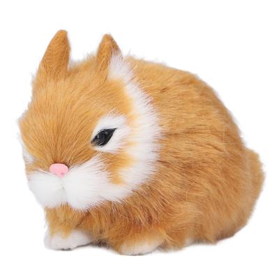 Miniature Plush Rabbits Plastic Plush Material Soft Comfortable Durable Rabbits Stuffed Doll for