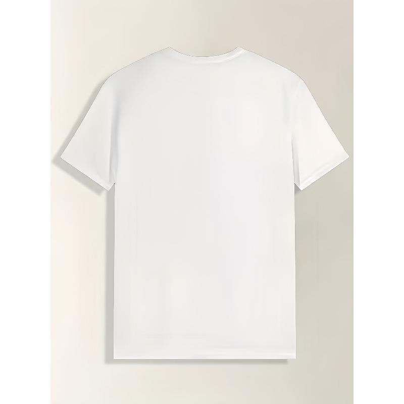 Men'S T-Shirt Featuring a Cartoon Dog And Autumn Leaves Design, Perfect for Everyday Use, Casual Outings, Weekend Fun, And Street Fashion