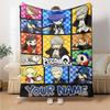 Name Custom Persona 5 Game Print Flannel Blanket High Quality Warm Comfortable Cover for All Seasons Perfect for Gifts Home Decor
