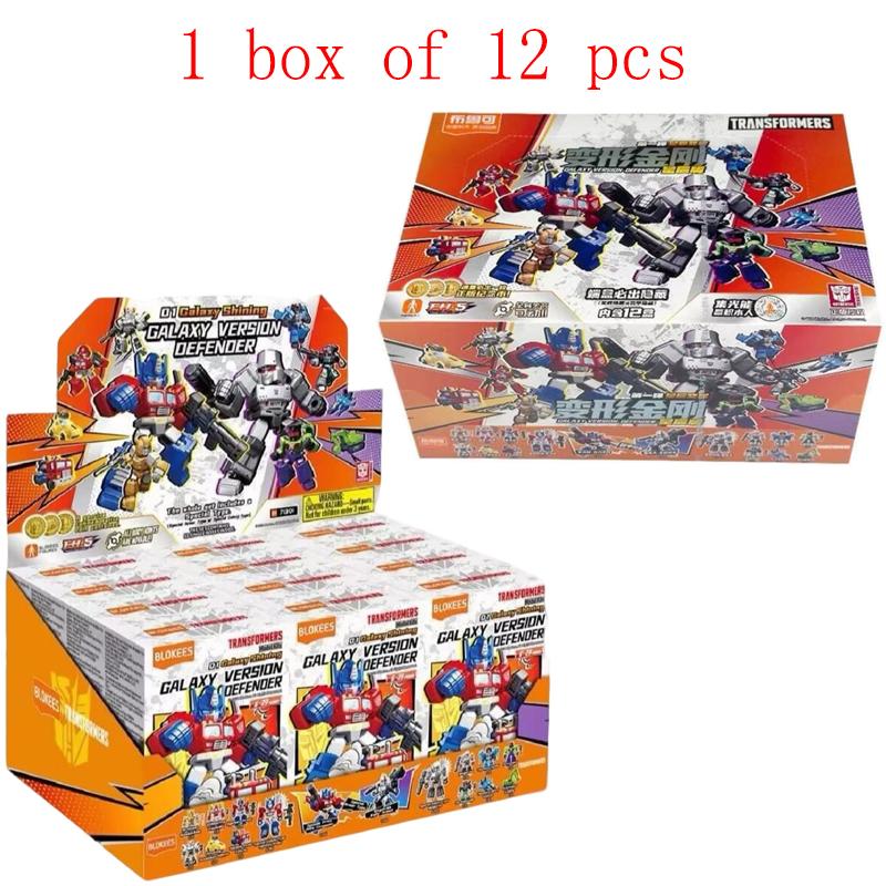 Original Blokees Transformers Defender Version Vol.4 Serie Blind Box Anime Zubehör Bauspielzeug Sammlermodell Lustige Geschenke