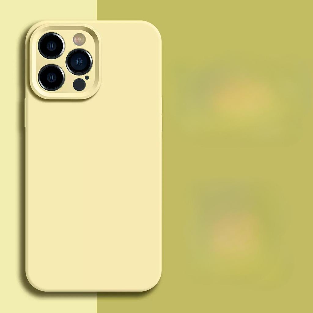 Official Phone Case For IPhone Air 16 15 14 13 11 12 Pro Max Plus Silicone Solid Color Fall and Collision Protection Cover