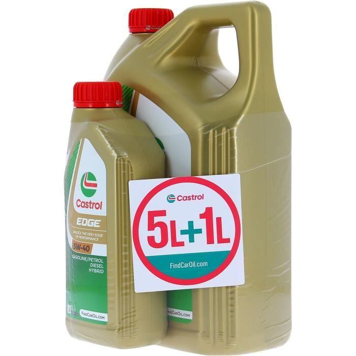 Engine Oil - CASTROL EDGE - 5W-40 - 5L+1L - Special Offer