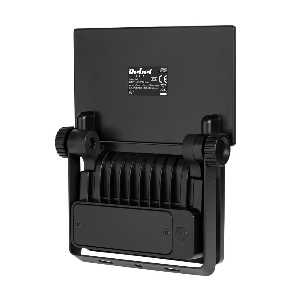 Solar garden lamp floodlight with twilight and motion sensor Rebel 6W