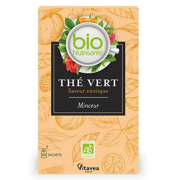 Vitavea Nutrisanté Bio Thé Vert Saveur Exotique 20 sachets