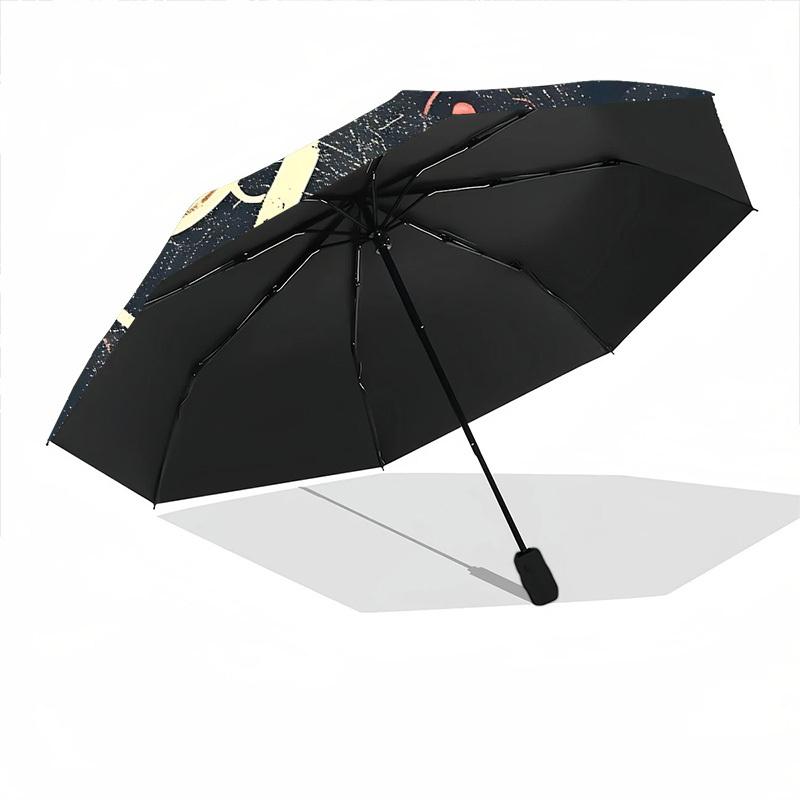 1pc Love Heart Automatic Open/Close Umbrella Compact Folding Umbrella, All-Season Portable Umbrella for Women/Men260