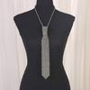 Elegant Pearl Necktie Unique Pearl Necklace for Girl and Women Social Gatherings