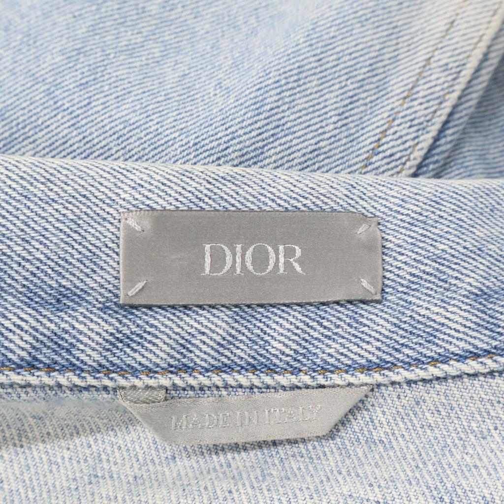 Dior [Excellent Condition/Domestically Authorized] 013D480M360X MK2 Denim Jacket 48 blueUsed