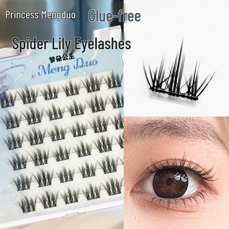 

Mengduo Spider Lily Dense Style Self-Adhesive Natural Look False Eyelashes