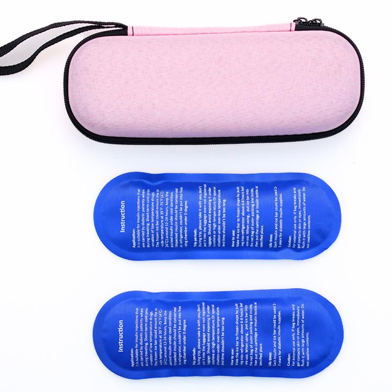 1Set Portable Diabetic Insulin Cooling Bag Protector Refrigerated High Capacity Medical Cooler Organizer Travel Case
