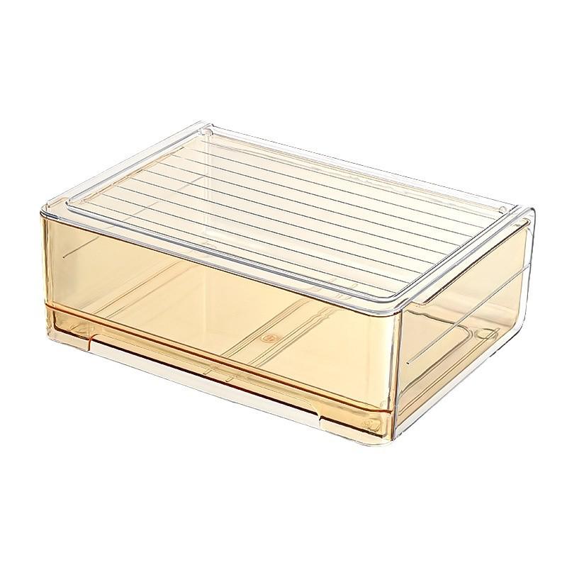 Stackable Multi-Layer Underwear and Medicine Organizer Box - Transparent, Multi-Purpose Storage.