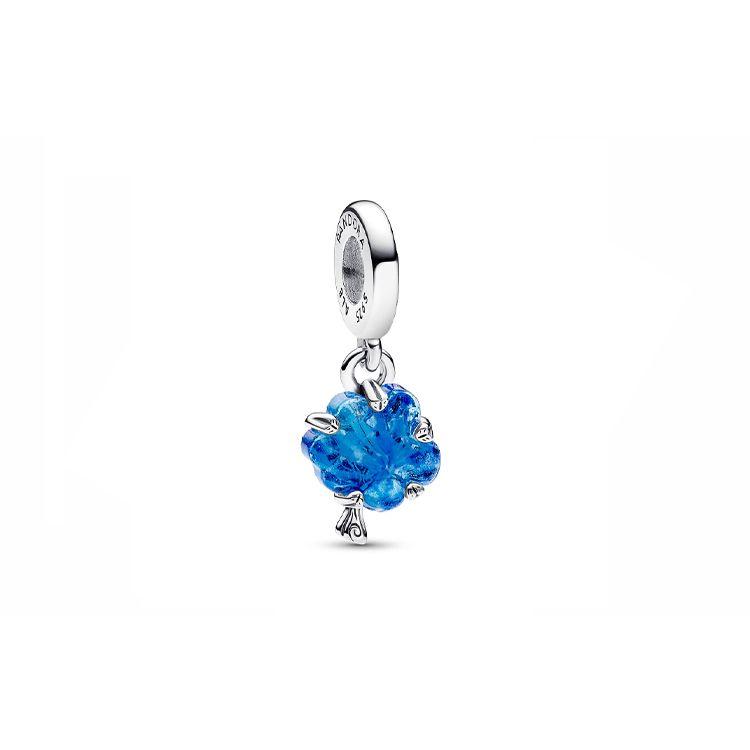 Pandora For Unicef Series Life Tree Two-Tone 925 Silver Pendant Unisex pendant Blue 792614C01 Box