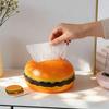 Cute Burger Tissue Box Cartoon Storage Box Living Room Office Desktop Decoration Home Fun Decorations Ornament Gift for Friends