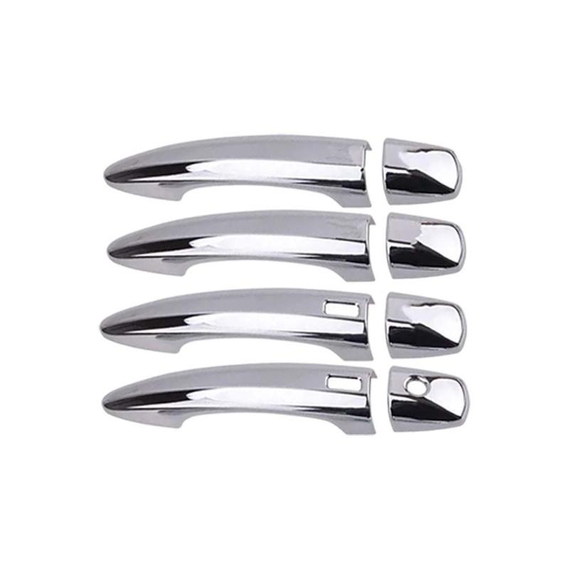 Cars Accessories Door Handle Cover For Nissan Altima - Carbon Fiber Silver Car Decoration Styling Upgrade Modify A Car