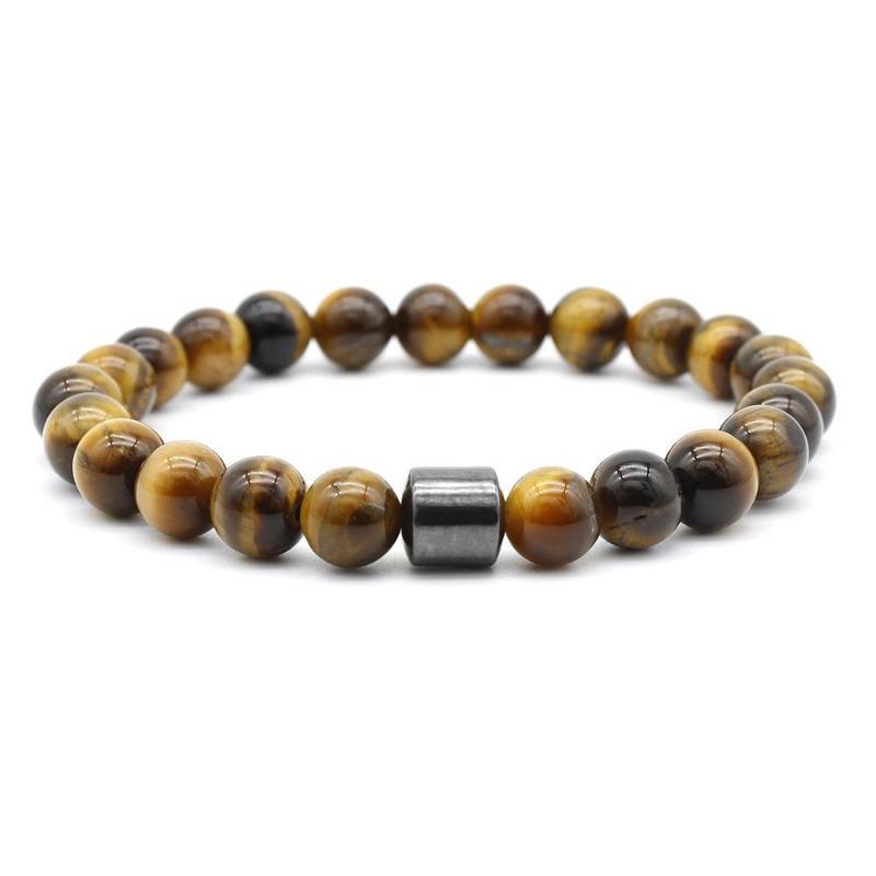 Braccialetto dimagrante alla moda, braccialetto micro magnetico, braccialetto in pietra naturale, braccialetto da donna con terapia magnetica, gioielli che creano una forma del corpo perfetta